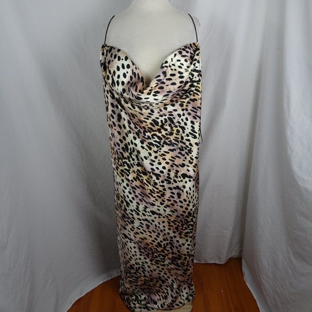 Good American Animal Print Dress Size 7